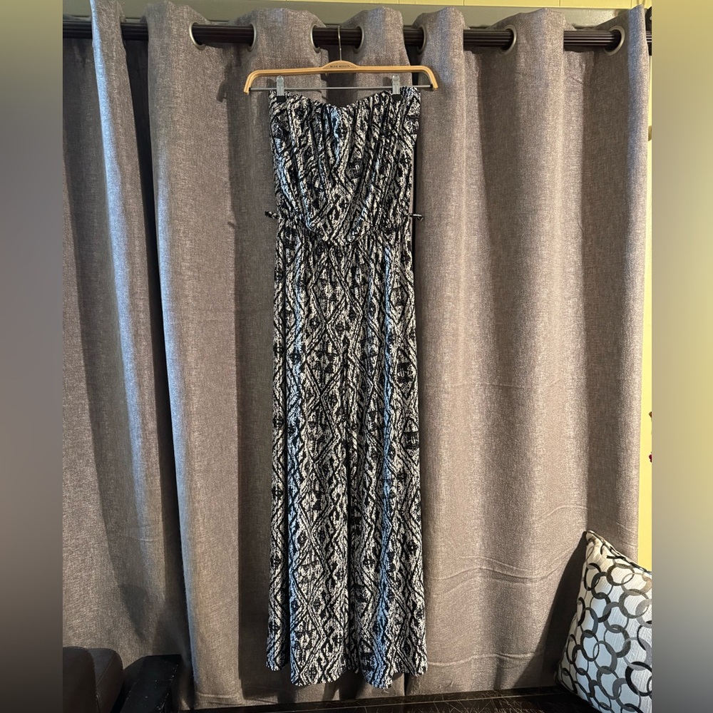 Beach Break Strapless Jumpsuit